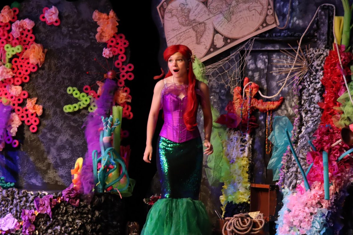 The theatre department performed The Little Mermaid for their fall musical.