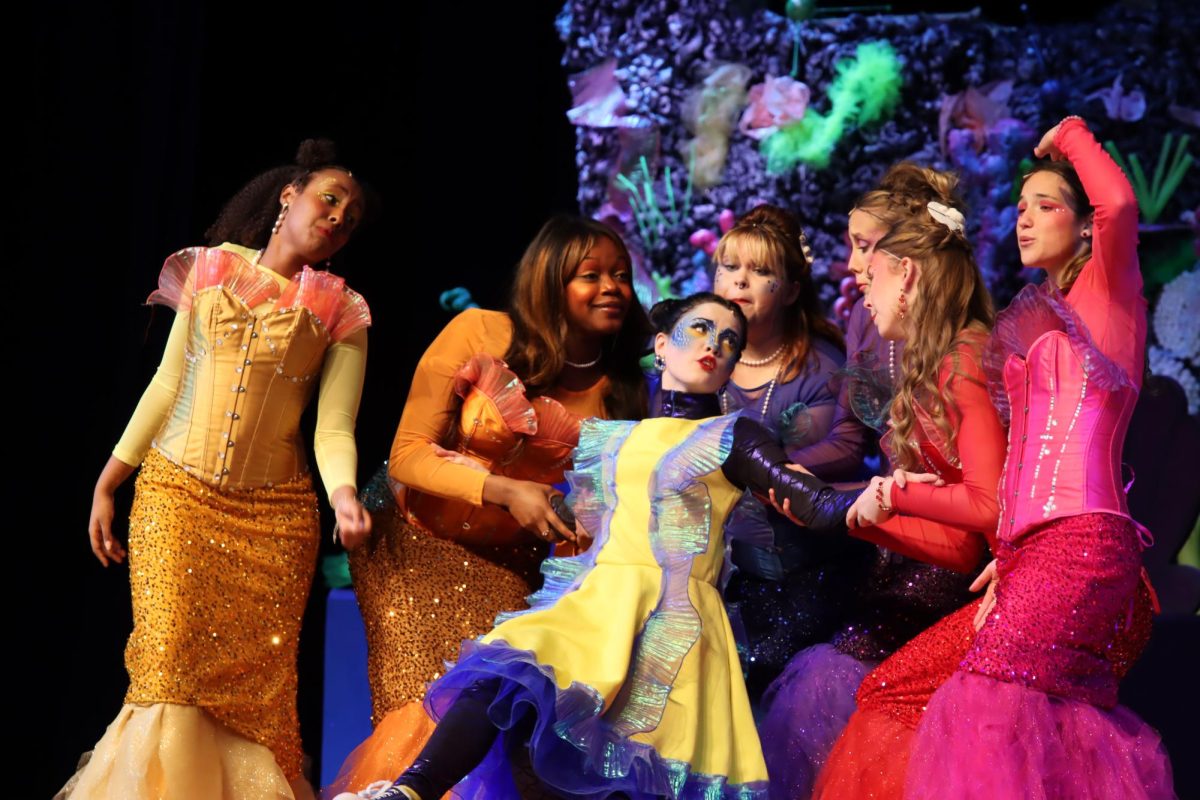 The theatre department performed The Little Mermaid for their fall musical.